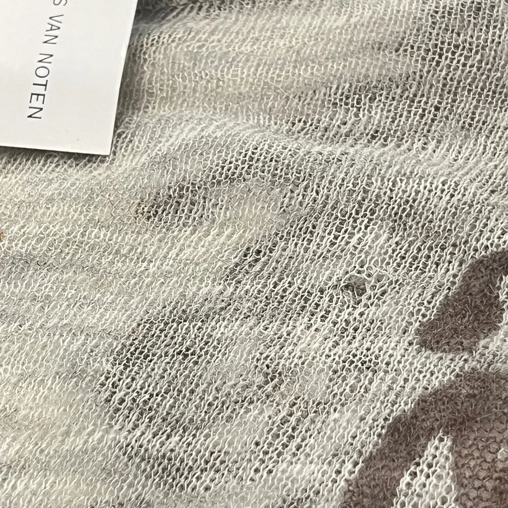 Dries Van Noten grey alpaca and wool blend knit dress - Picture 9 of 12